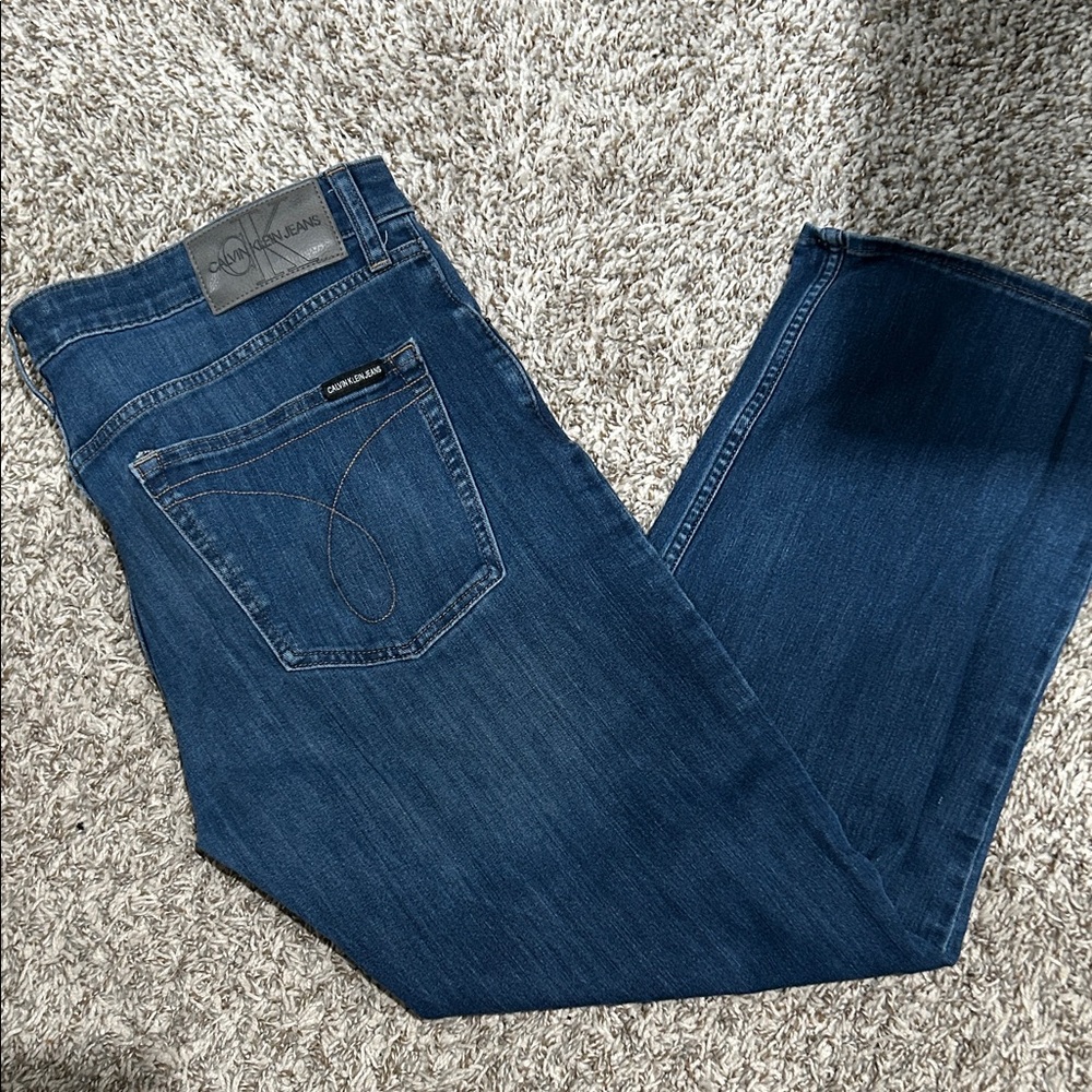 Calvin Klein Jeans Men's Deep Blue Relaxed Denim